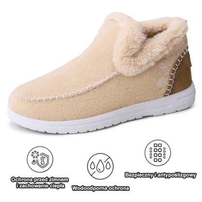 🔥70% zniżki dzisiaj - Nie przegap! ⏰ Miękkie i wygodne oryginalne buty damskie, wykonane z mieszanki wełny i bawełny (podpierają łuk stopy i łagodzą ból).