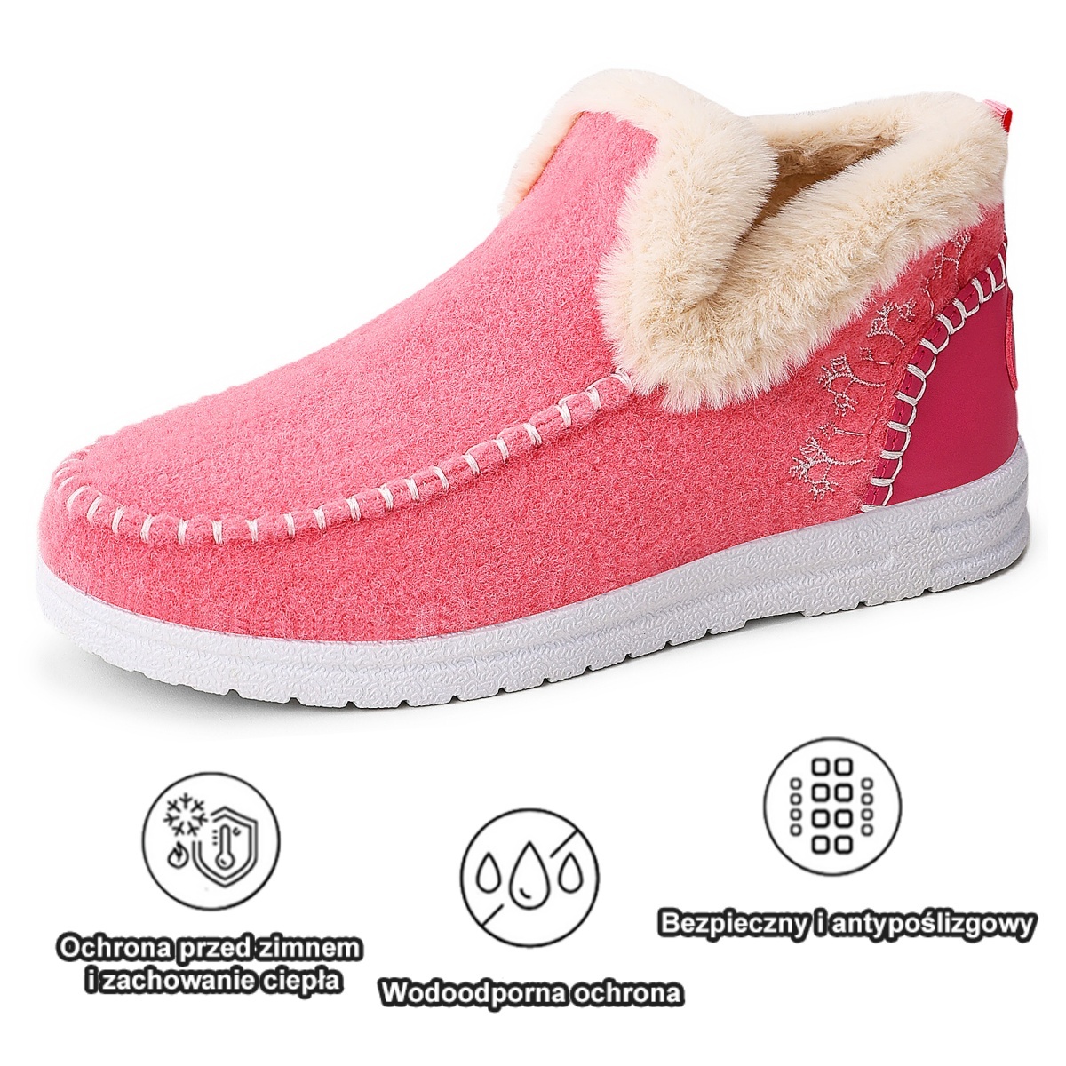 🔥70% zniżki dzisiaj - Nie przegap! ⏰ Miękkie i wygodne oryginalne buty damskie, wykonane z mieszanki wełny i bawełny (podpierają łuk stopy i łagodzą ból).