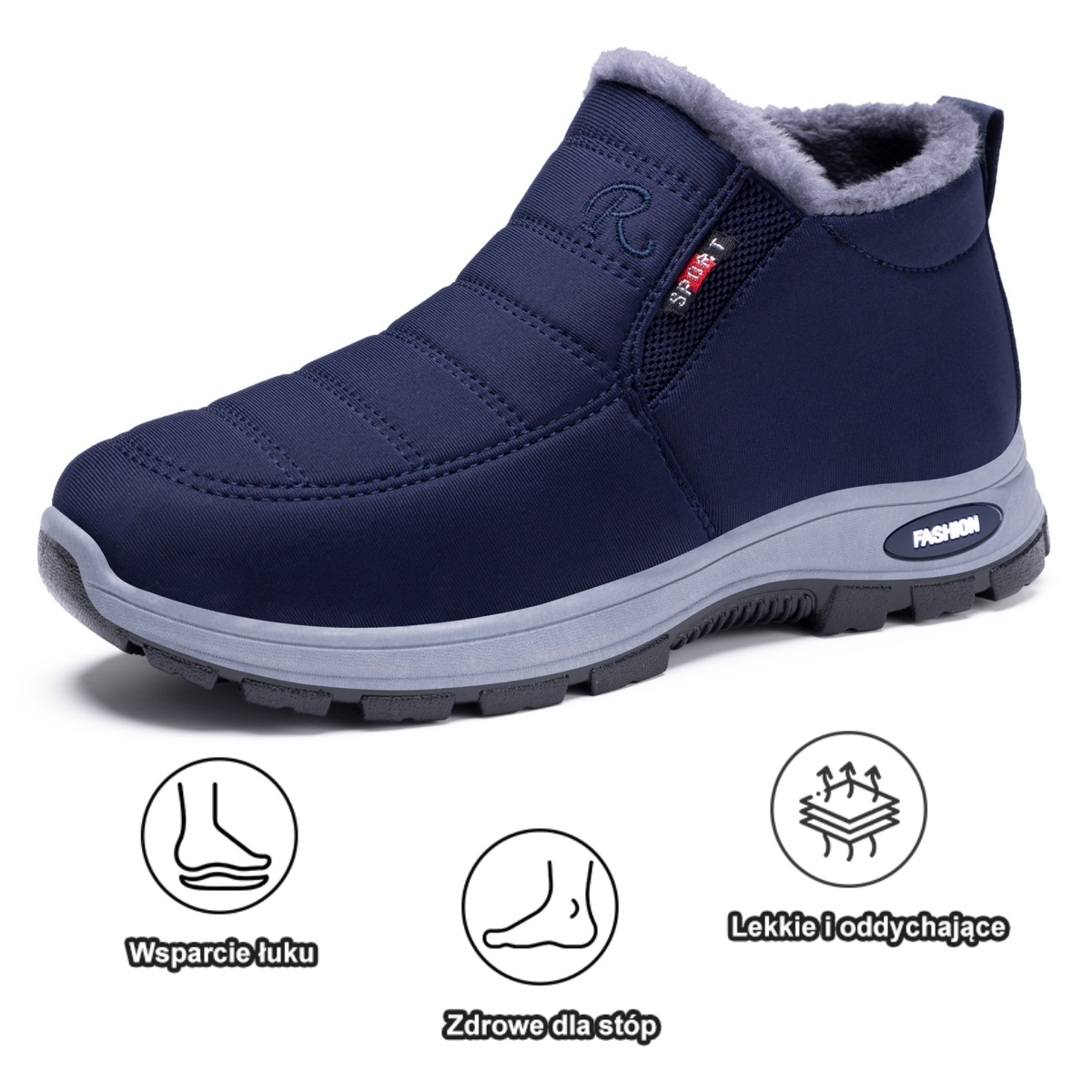 🎉 70% zniżki dzisiaj - nie przegap ⏰ Ergonomicznie zaprojektowane buty ortopedyczne - wsparcie łuku stopy 👞 Pozbądź się bólu stóp łatwo - Unisex