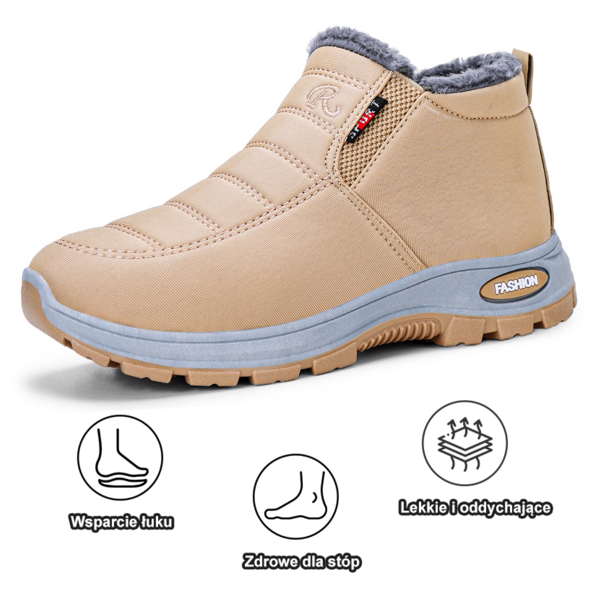 🎉 70% zniżki dzisiaj - nie przegap ⏰ Ergonomicznie zaprojektowane buty ortopedyczne - wsparcie łuku stopy 👞 Pozbądź się bólu stóp łatwo - Unisex