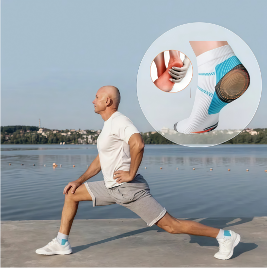 🎁 Wysokiej jakości skarpetki ortopedyczne o wartości 80 zł 🎁 Wygodne i oddychające, zapewniające komfort chodzenia i łagodzące ból.