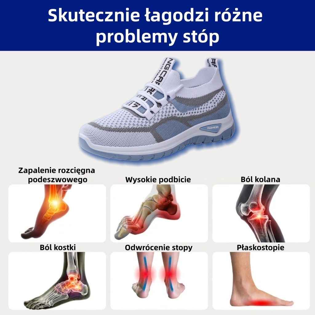 🎉70% zniżki dzisiaj - Nie przegap! ⏰ Ergonomicznie zaprojektowane buty ortopedyczne - wsparcie łuku stopy 👞 Łatwa ulga w bólu stóp