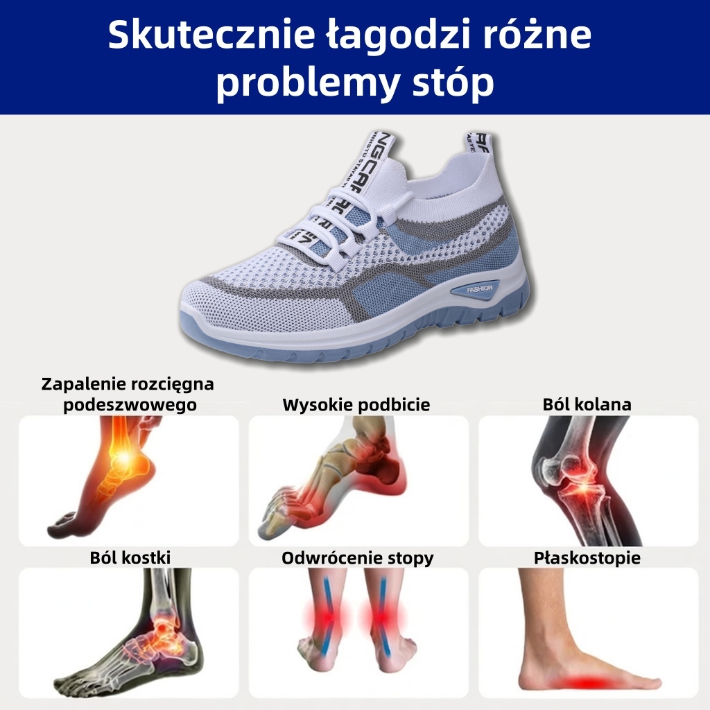 ⏰Ostatni dzień! 70% zniżki! Nie przegap! ✅ Ergonomicznie zaprojektowane buty ortopedyczne łagodzące ból pleców, stawów i stóp – unisex
