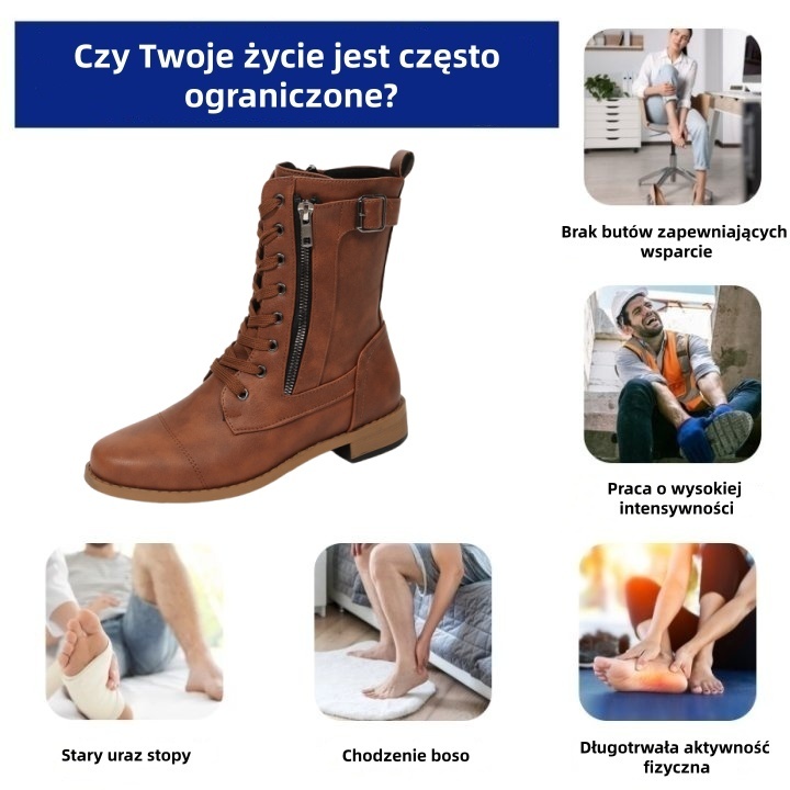 🔥Dziś połowa ceny - Nie przegap ⏰ Ergonomicznie zaprojektowane buty ortopedyczne - Wysokiej jakości skóra 👞Ręcznie szyte buty damskie