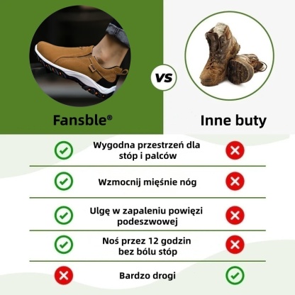 🔥70% zniżki dzisiaj - Nie przegap! ⏰Ergonomicznie zaprojektowane medyczne obuwie ortopedyczne może przynieść ulgę w bólu pleców, stawów i stóp.