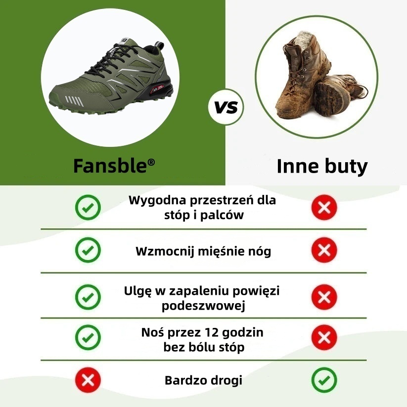 🔥50% zniżki dzisiaj - nie przegap ⏰ Ergonomiczne buty ortopedyczne na ból pleców, stawów i stóp - unisex