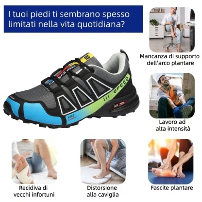 Scarpe ortopediche dal design ergonomico per dolori alla schiena, alle articolazioni e ai piedi - unisex