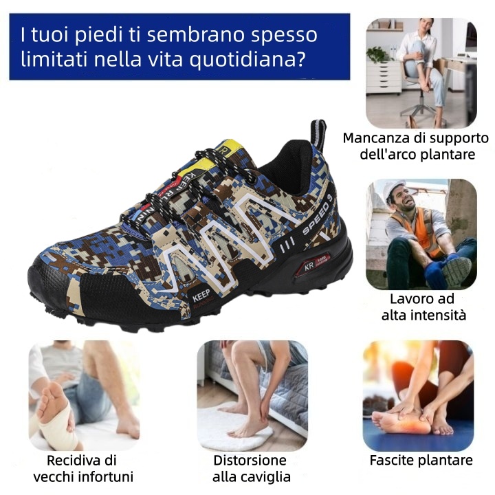 Scarpe ortopediche dal design ergonomico per dolori alla schiena, alle articolazioni e ai piedi - unisex