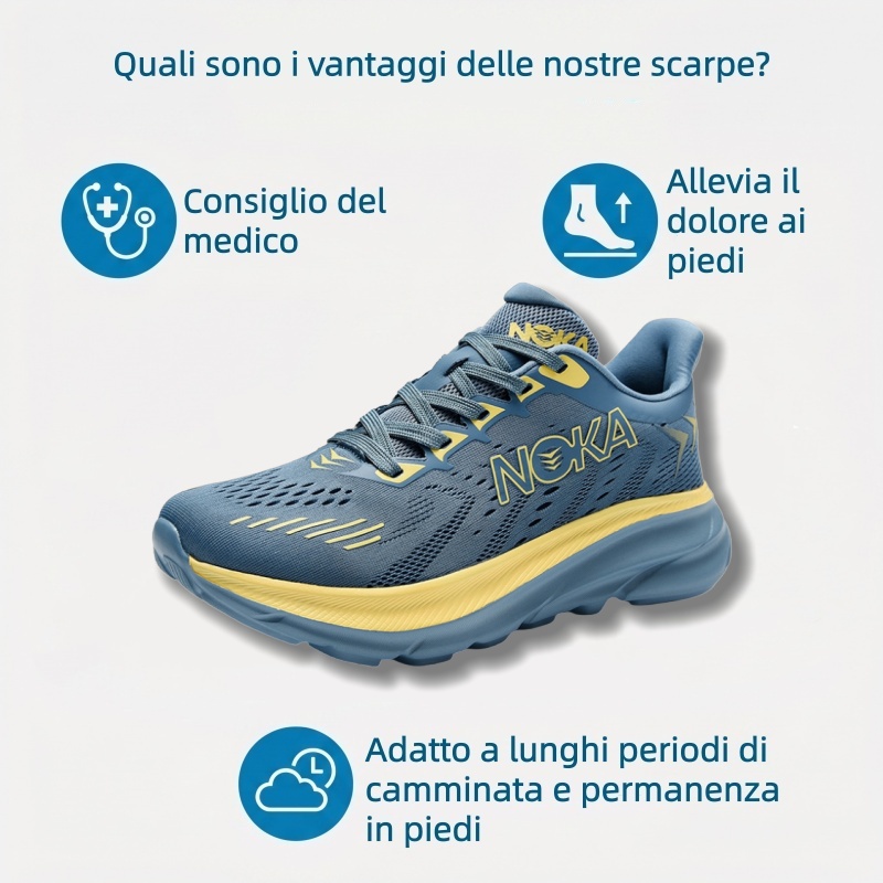 🔥Ultimo giorno! Metà prezzo! ⏰ Scarpe ortopediche di lusso, dal design ergonomico ✅ Morbide, comode e con un supporto eccellente 🦶 - Alleviano efficacemente il dolore ai piedi