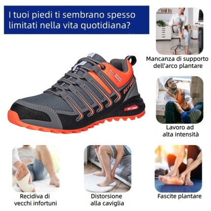 Scarpe ortopediche dal design ergonomico per dolori alla schiena, alle articolazioni e ai piedi: adatte a tutti gli uomini
