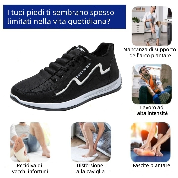 Linokyr® – Scarpe ortopediche mediche dal design ergonomico che alleviano il dolore alla schiena, alle articolazioni e alle gambe.