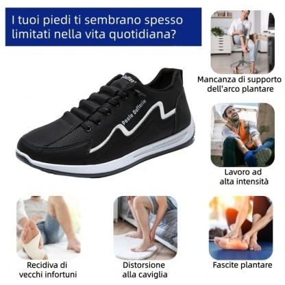 Linokyr® – Scarpe ortopediche mediche dal design ergonomico che alleviano il dolore alla schiena, alle articolazioni e alle gambe.