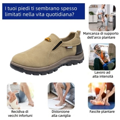 Scarpe ortopediche Linokyr® – Progettate ergonomicamente per alleviare il dolore alla schiena, ai piedi e alle articolazioni – Unisex