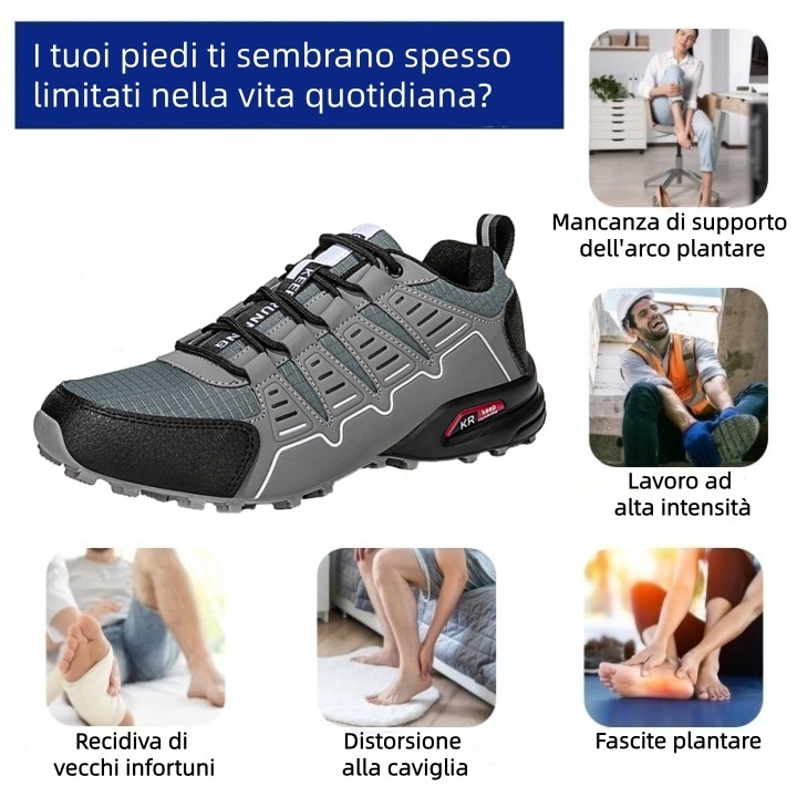 Scarpe ortopediche dal design ergonomico per dolori alla schiena, alle articolazioni e ai piedi: adatte a tutti gli uomini