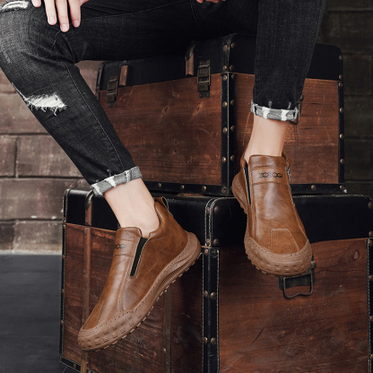 Scarpe ortopediche in pelle di prima qualità Linokyr® | Progettate ergonomicamente per alleviare il dolore alla schiena, alle gambe e ai piedi e offrire un comfort eccezionale (fatte a mano).