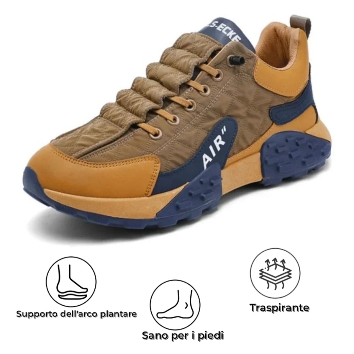 Scarpe ortopediche Linokyr® | Progettate ergonomicamente per alleviare il dolore alla schiena, alle articolazioni e ai piedi e offrire un comfort superiore (AIR).