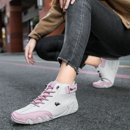 linokyr® - Scarpe ortopediche ergonomiche in pelle, impermeabili, alleviano il dolore ai piedi - unisex