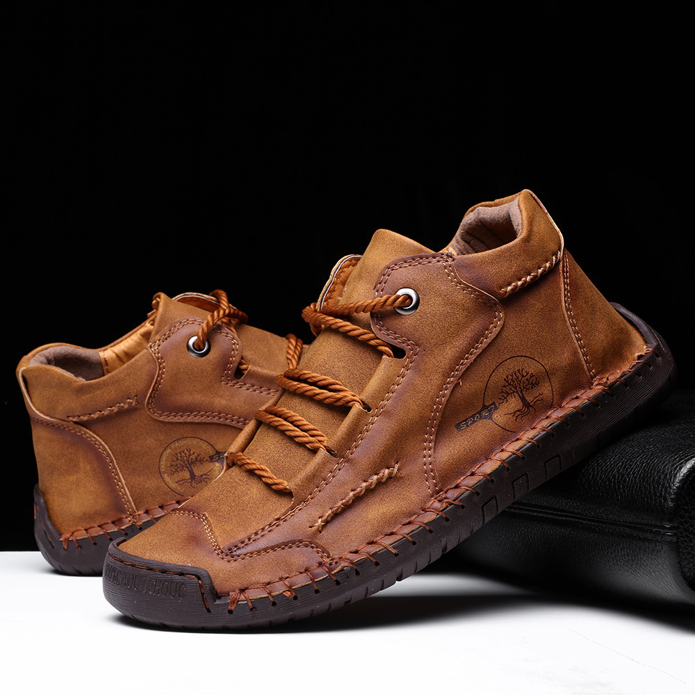 Scarpe ortopediche Linokyr® - Adatte per camminare tutto il giorno, alleviano il dolore a piedi, ginocchia e schiena - Realizzate a mano in vera pelle.