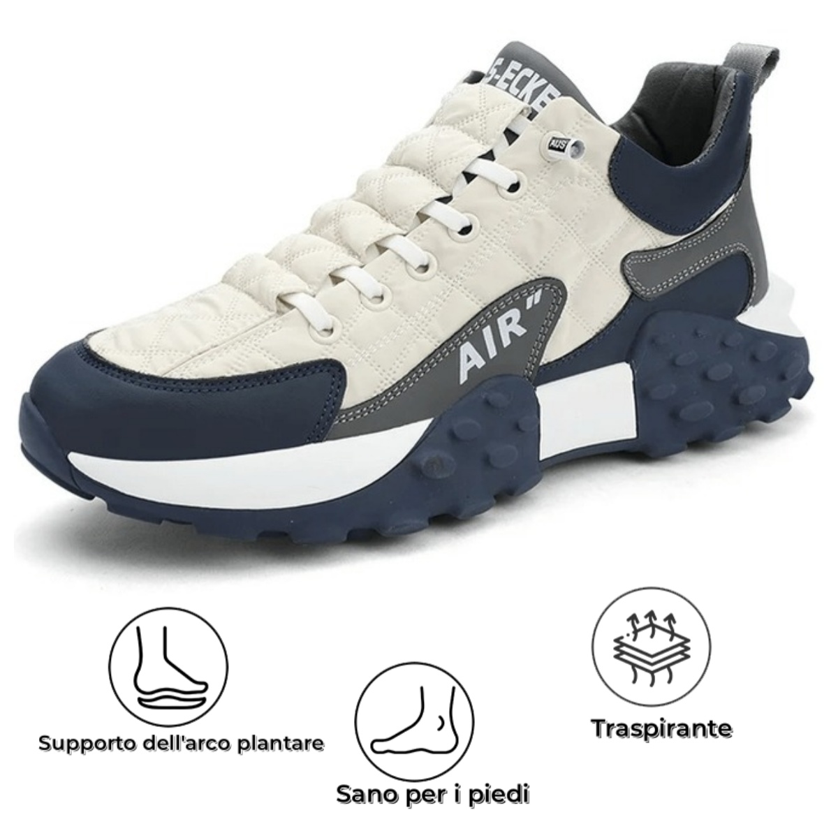 Scarpe ortopediche Linokyr® | Progettate ergonomicamente per alleviare il dolore alla schiena, alle articolazioni e ai piedi e offrire un comfort superiore (AIR).