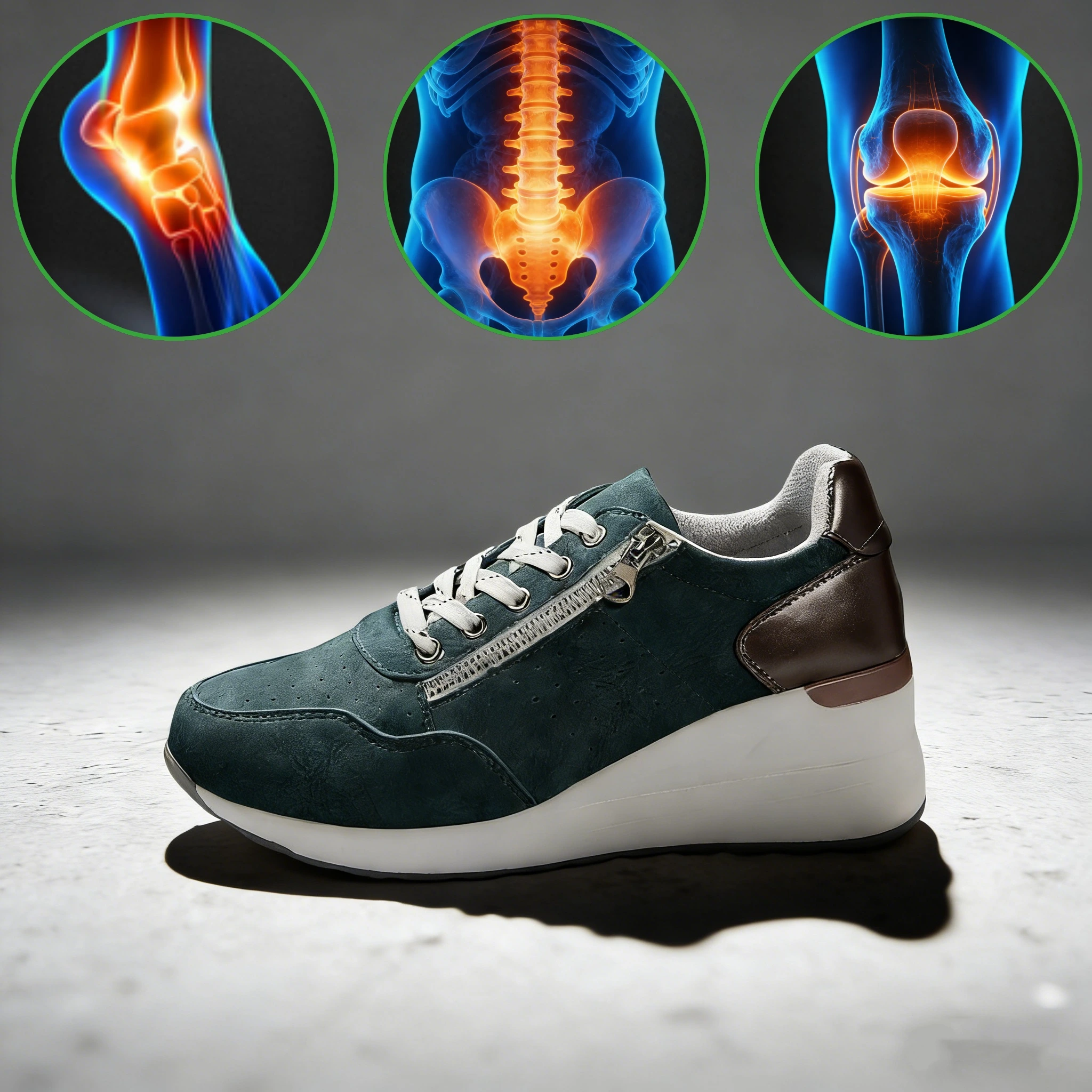 Scarpe ortopediche da donna Linokyr®: progettate ergonomicamente per alleviare il dolore alla schiena, ai piedi e alle articolazioni.