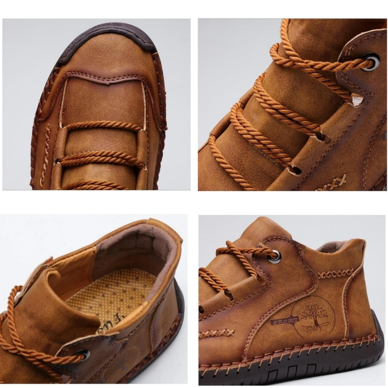 Scarpe ortopediche Linokyr® - Adatte per camminare tutto il giorno, alleviano il dolore a piedi, ginocchia e schiena - Realizzate a mano in vera pelle.