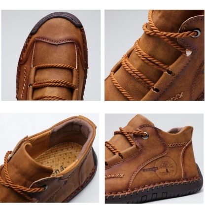 Scarpe ortopediche Linokyr® - Adatte per camminare tutto il giorno, alleviano il dolore a piedi, ginocchia e schiena - Realizzate a mano in vera pelle.