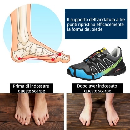 Scarpe ortopediche dal design ergonomico per dolori alla schiena, alle articolazioni e ai piedi - unisex