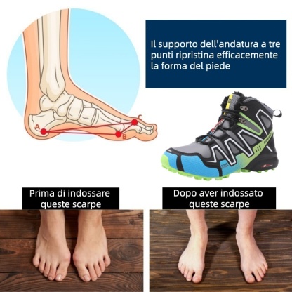 Linokyr® - Scarpa ortopedica invernale ergonomica per dolori a piedi, ginocchia e schiena - Unisex