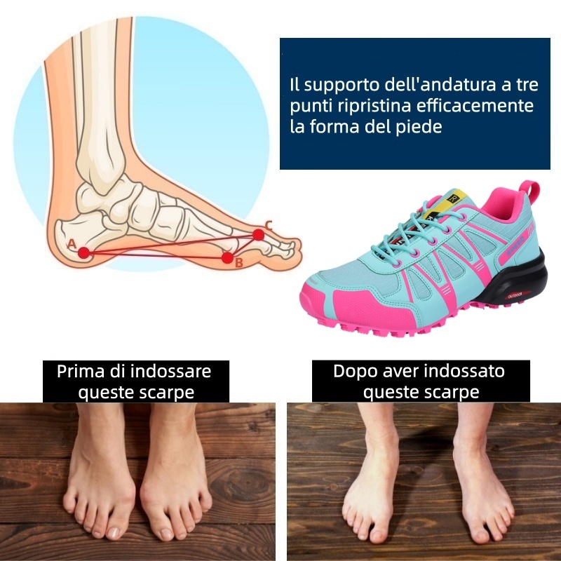 Scarpe ortopediche dal design ergonomico per dolori alla schiena, alle articolazioni e ai piedi: adatte a tutte le donne