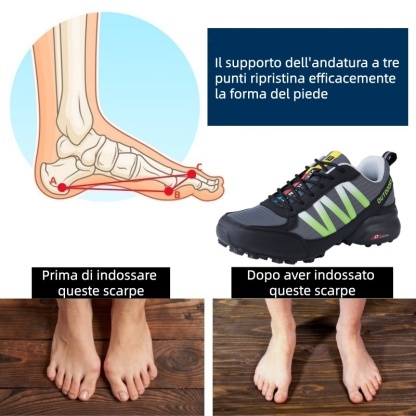 Scarpe ortopediche dal design ergonomico per dolori alla schiena, alle articolazioni e ai piedi - unisex