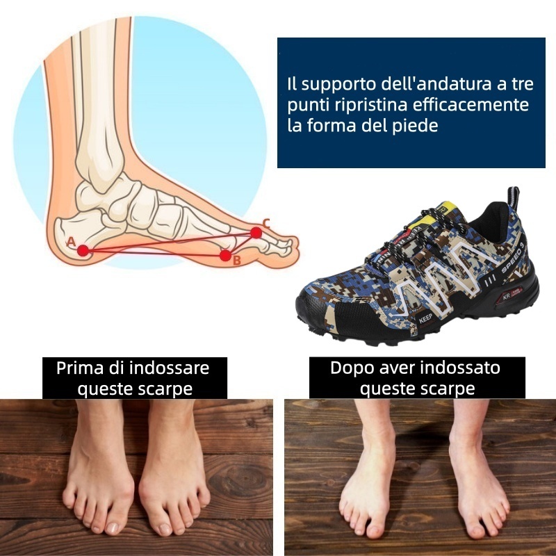 Scarpe ortopediche dal design ergonomico per dolori alla schiena, alle articolazioni e ai piedi - unisex