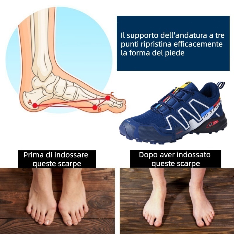 Scarpe ortopediche dal design ergonomico per dolori alla schiena, alle articolazioni e ai piedi - unisex