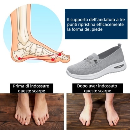 🔥 Sconto del 50% oggi! Non perdete l'occasione! ⏰ Scarpe ortopediche dal design ergonomico: offrono un supporto naturale all'arco plantare 👞 Alleviano facilmente il dolore ai piedi