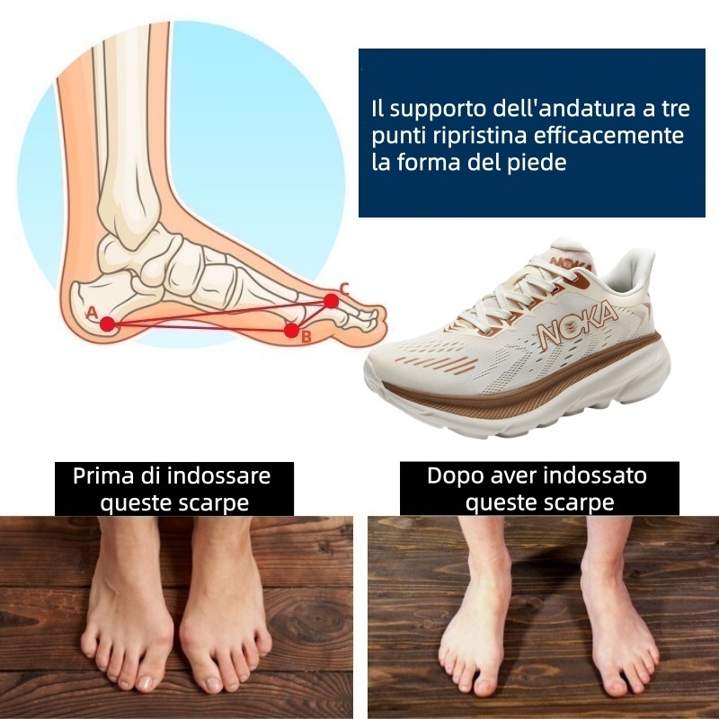 🔥Ultimo giorno! Metà prezzo! ⏰ Scarpe ortopediche di lusso, dal design ergonomico ✅ Morbide, comode e con un supporto eccellente 🦶 - Alleviano efficacemente il dolore ai piedi