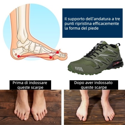 Scarpe ortopediche dal design ergonomico per dolori alla schiena, alle articolazioni e ai piedi: adatte a tutti gli uomini