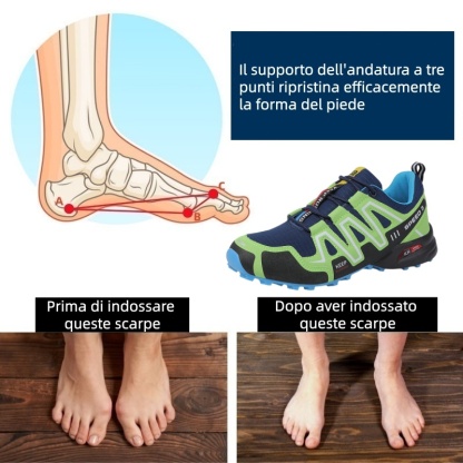 Scarpe ortopediche dal design ergonomico per dolori alla schiena, alle articolazioni e ai piedi - unisex