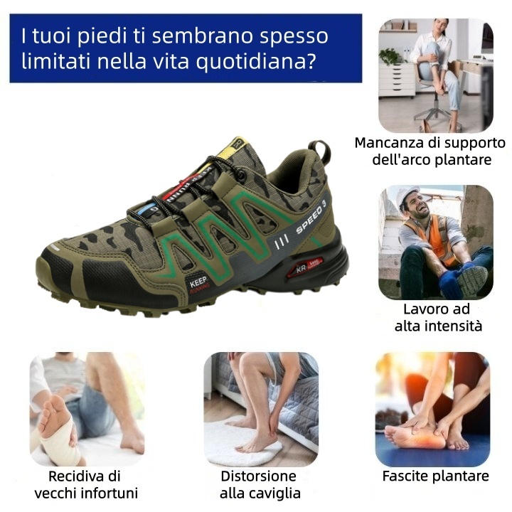 Scarpe ortopediche dal design ergonomico per dolori alla schiena, alle articolazioni e ai piedi - unisex