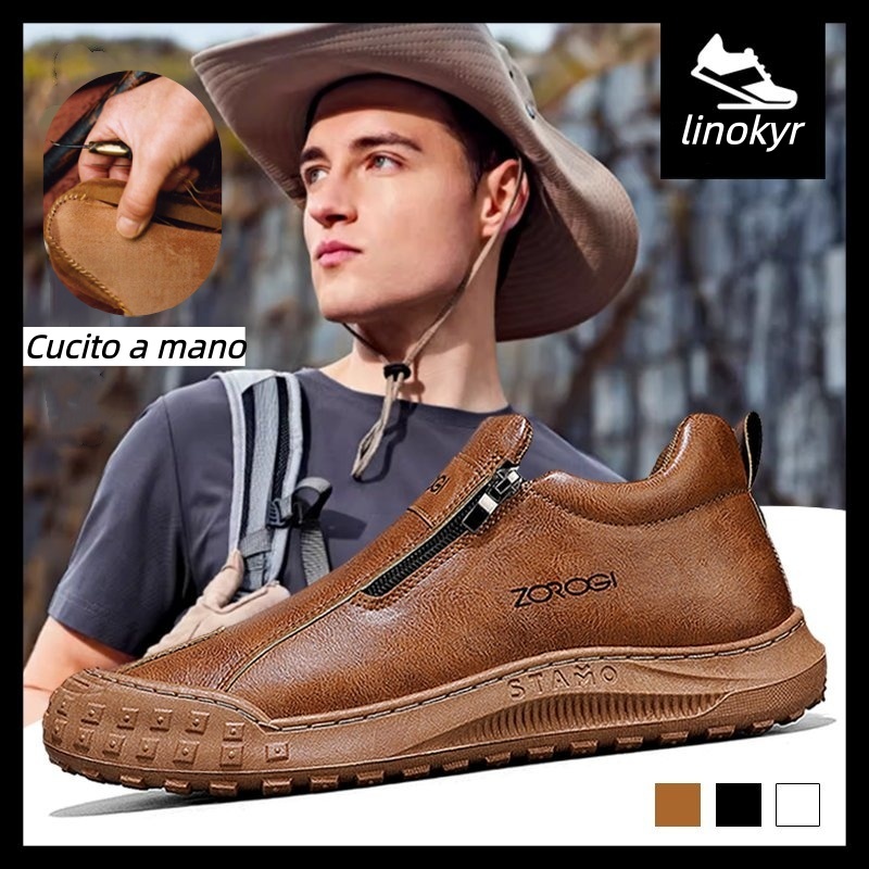 Scarpe ortopediche Linokyr® | Realizzate in vera pelle, morbide e comode per un comfort immediato.