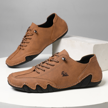 linokyr® - Scarpe ortopediche ergonomiche in pelle, impermeabili, alleviano il dolore ai piedi - unisex