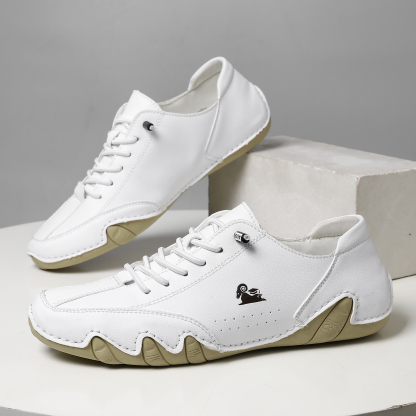 linokyr® - Scarpe ortopediche ergonomiche in pelle, impermeabili, alleviano il dolore ai piedi - unisex