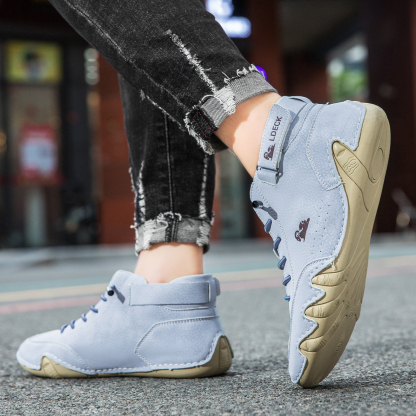 linokyr® - Scarpe ortopediche ergonomiche in pelle, impermeabili, alleviano il dolore ai piedi - unisex