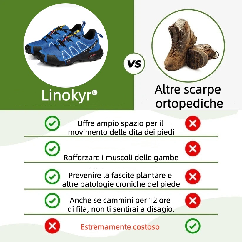 Scarpe ortopediche dal design ergonomico per dolori alla schiena, alle articolazioni e ai piedi - unisex