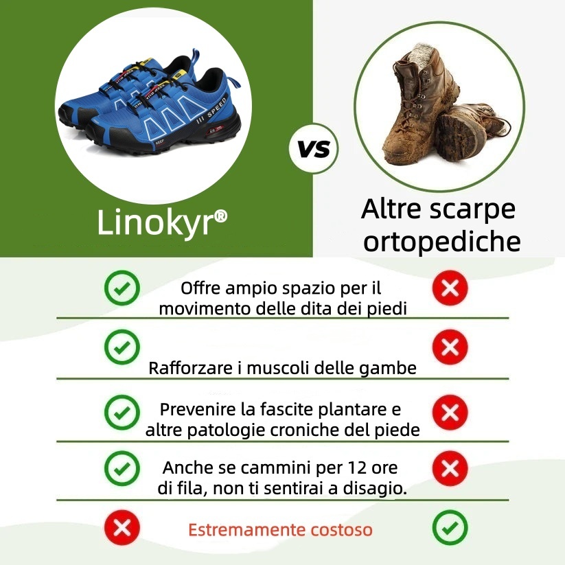 Scarpe ortopediche dal design ergonomico per dolori alla schiena, alle articolazioni e ai piedi - unisex