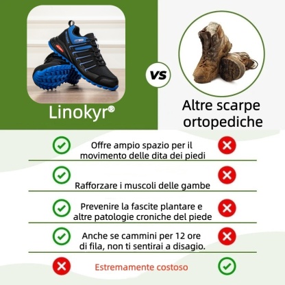 Scarpe ortopediche dal design ergonomico per dolori alla schiena, alle articolazioni e ai piedi: adatte a tutti gli uomini