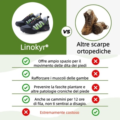 Scarpe ortopediche dal design ergonomico per dolori alla schiena, alle articolazioni e ai piedi - unisex