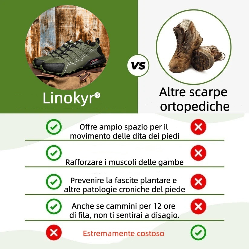 Scarpe ortopediche dal design ergonomico per dolori alla schiena, alle articolazioni e ai piedi: adatte a tutti gli uomini