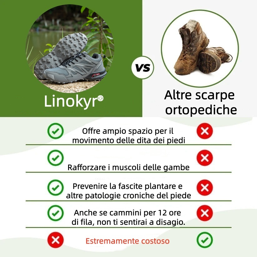 Scarpe ortopediche dal design ergonomico per dolori alla schiena, alle articolazioni e ai piedi: adatte a tutti gli uomini