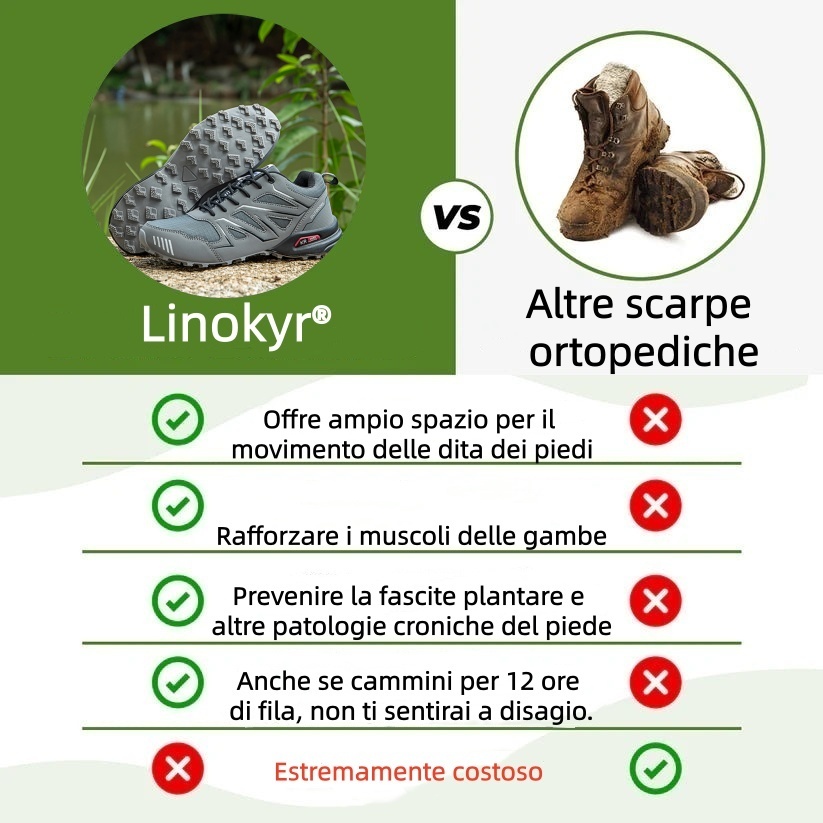Scarpe ortopediche dal design ergonomico per dolori alla schiena, alle articolazioni e ai piedi: adatte a tutti gli uomini