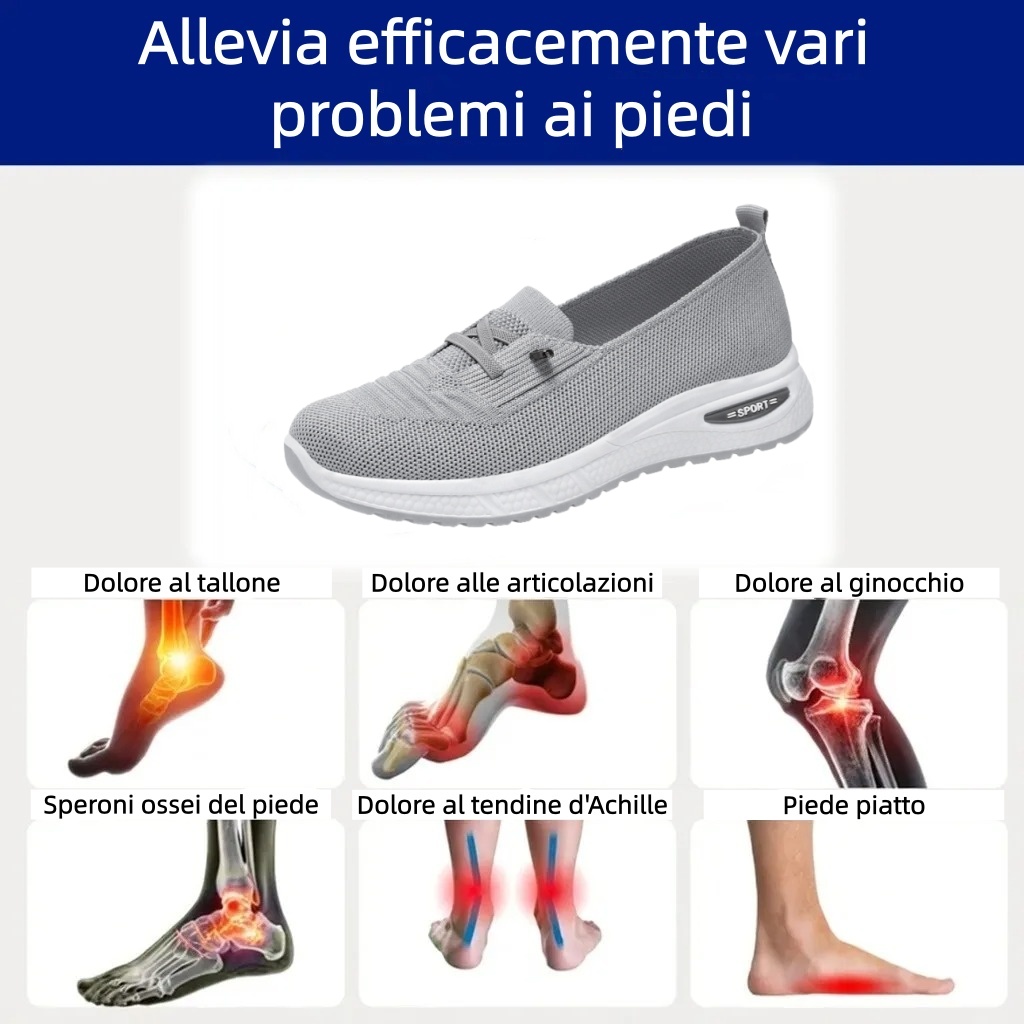 🔥 Sconto del 50% oggi! Non perdete l'occasione! ⏰ Scarpe ortopediche dal design ergonomico: offrono un supporto naturale all'arco plantare 👞 Alleviano facilmente il dolore ai piedi