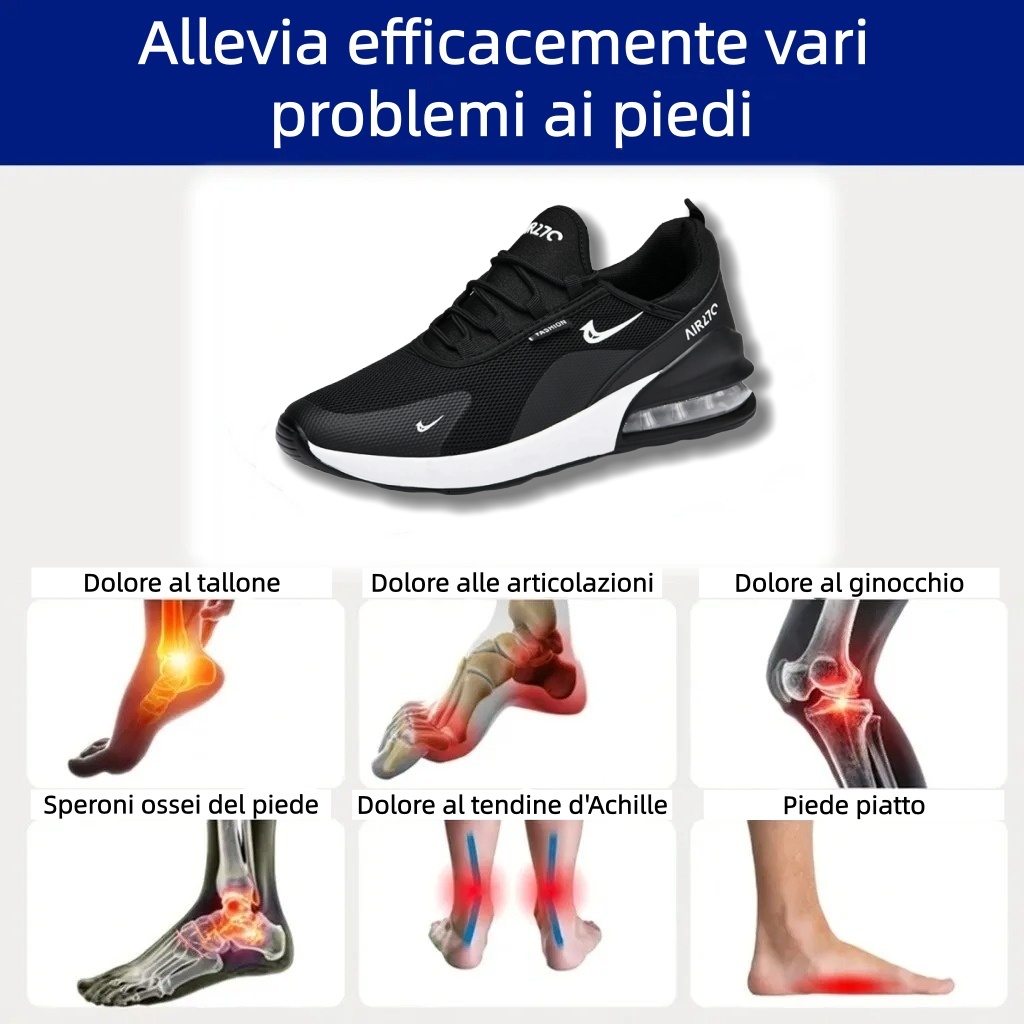 🔥 Sconto del 50% oggi! Non perdete l'occasione! ⏰ Scarpe ortopediche dal design ergonomico: offrono un supporto naturale all'arco plantare 👞 Alleviano facilmente il dolore ai piedi